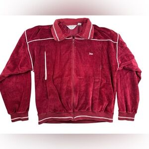 Dior Red Velvet Shirt Jacket